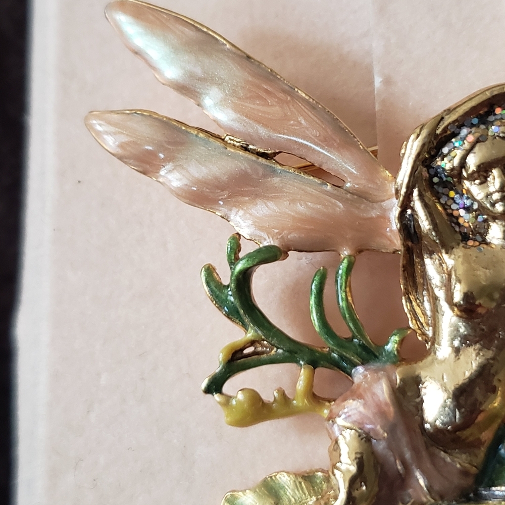 Vintage Kirk's Folly Morning Glory Brooch - Picture 3 of 10